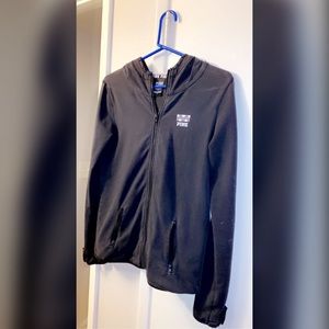 black victoria secret zip up